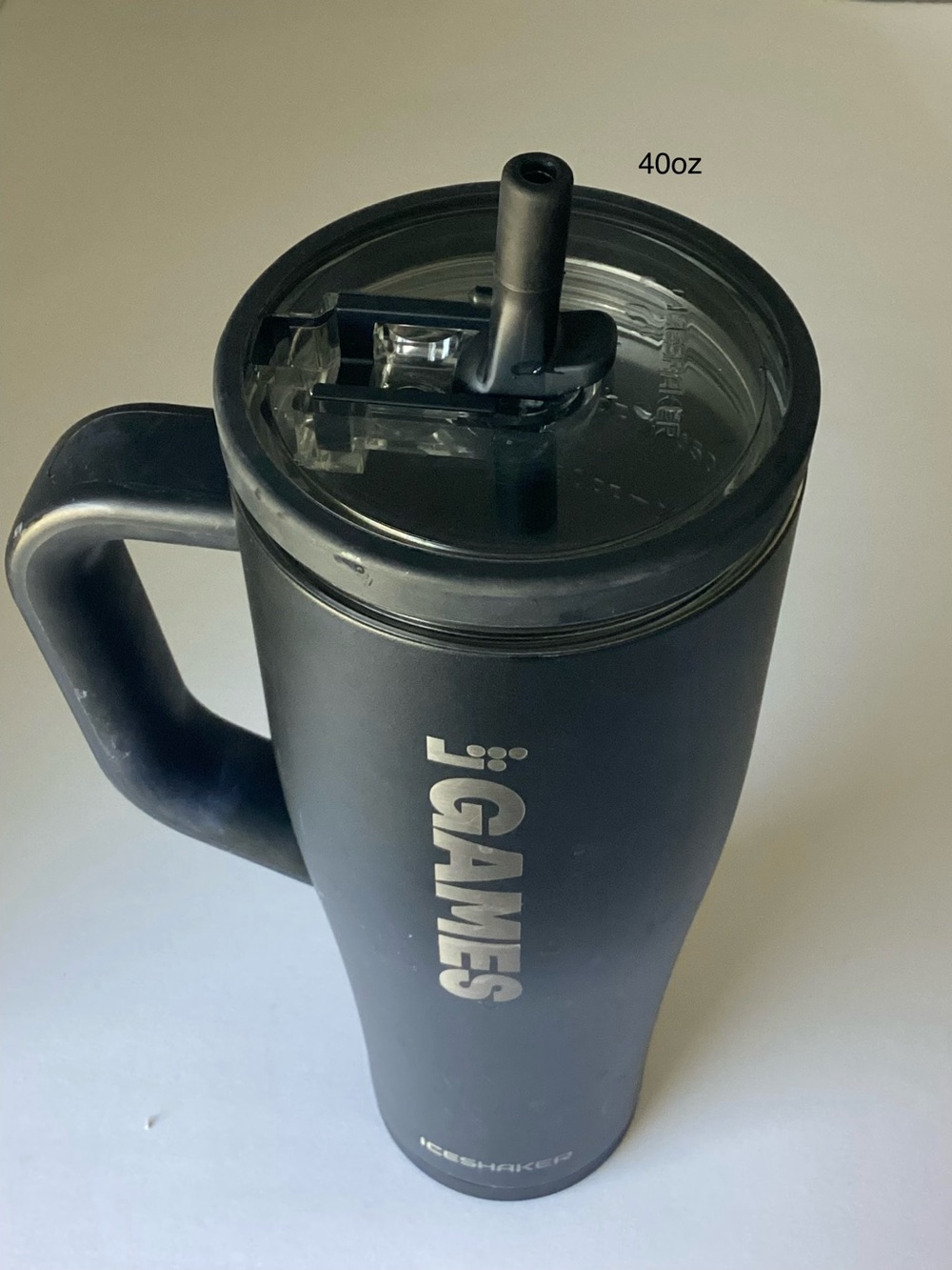 Games 40oz Insulated Travel Mug - Black